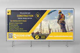 Custom Construction Fence Banners & Company Name Signs
