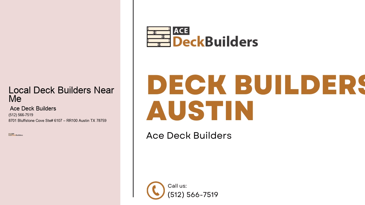 Local Deck Builders Near Me