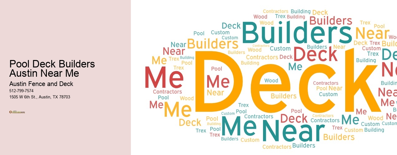 Pool Deck Builders Austin Near Me 