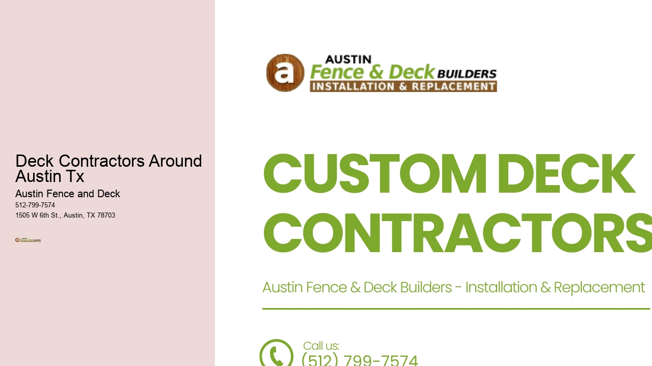 Deck Contractors Around Austin Tx 