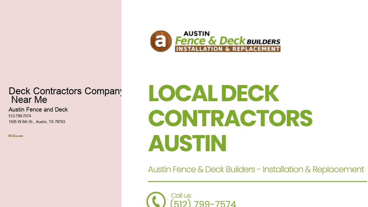 Deck Contractors Company  Near Me