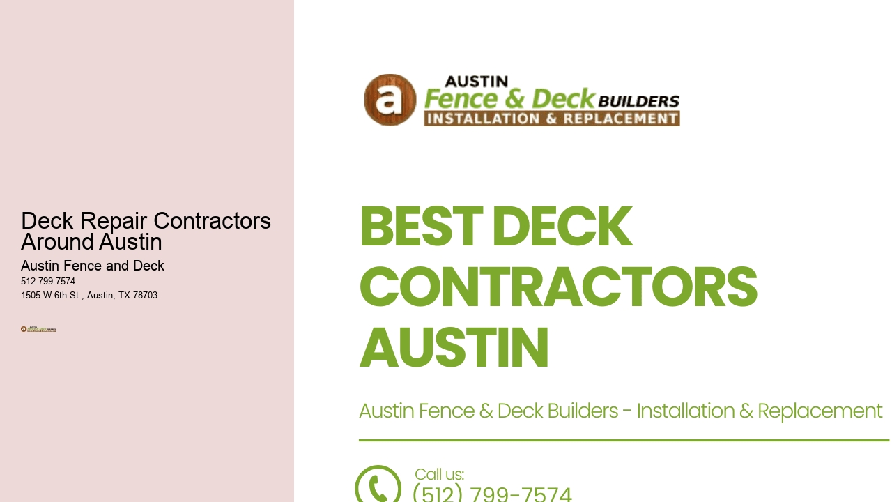 Deck Repair Contractors Around Austin 