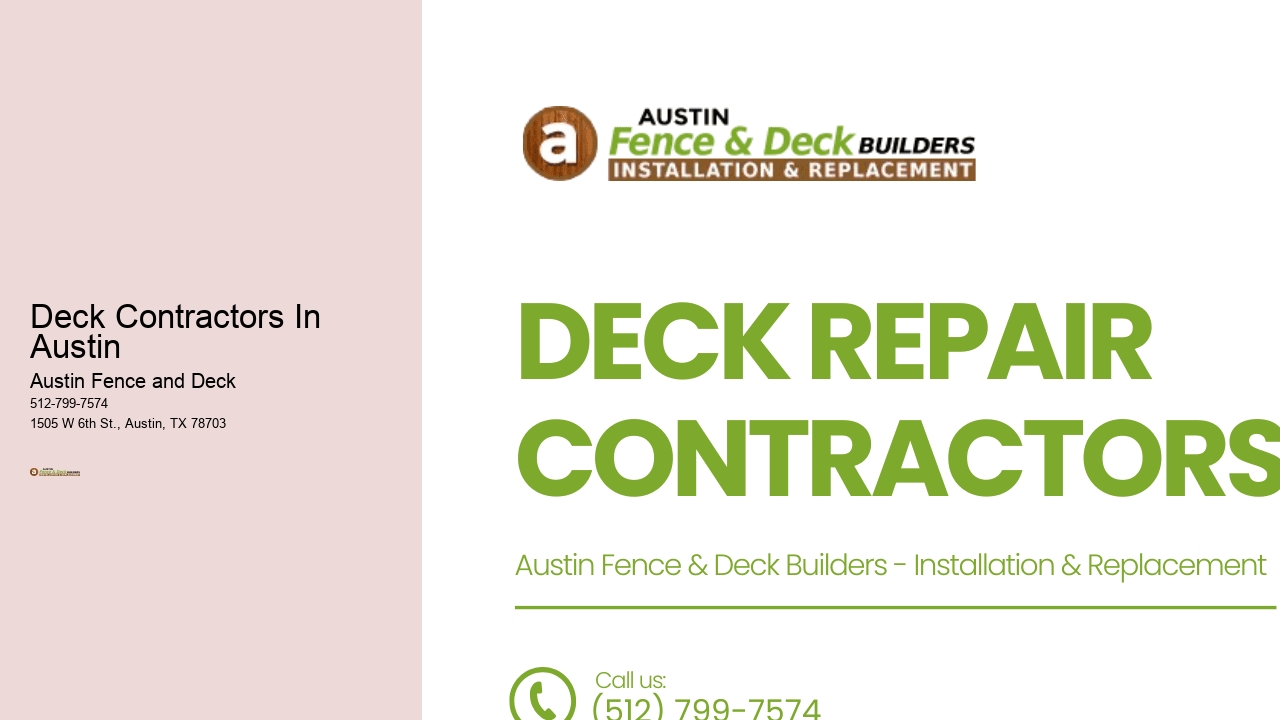 Deck Contractors In Austin 