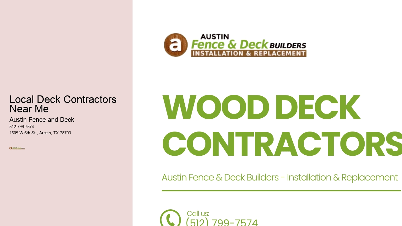 Local Deck Contractors  Near Me
