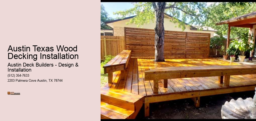 Austin Texas Wood Decking Installation