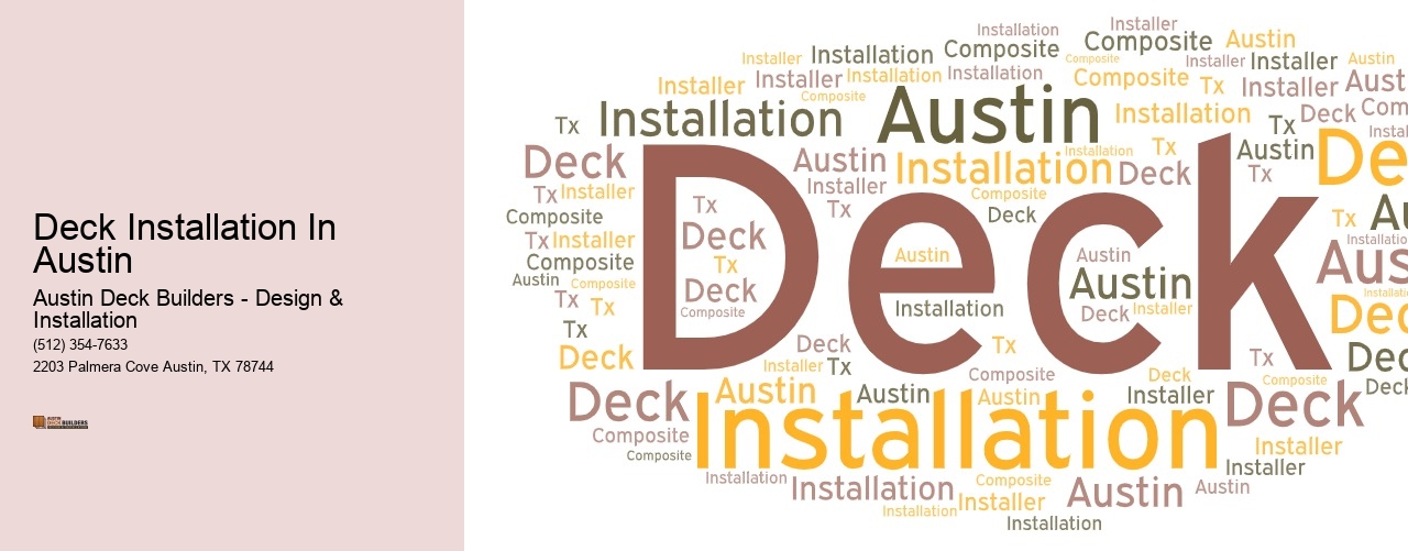Deck Installation In Austin 