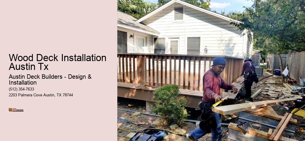Wood Deck Installation Austin Tx 