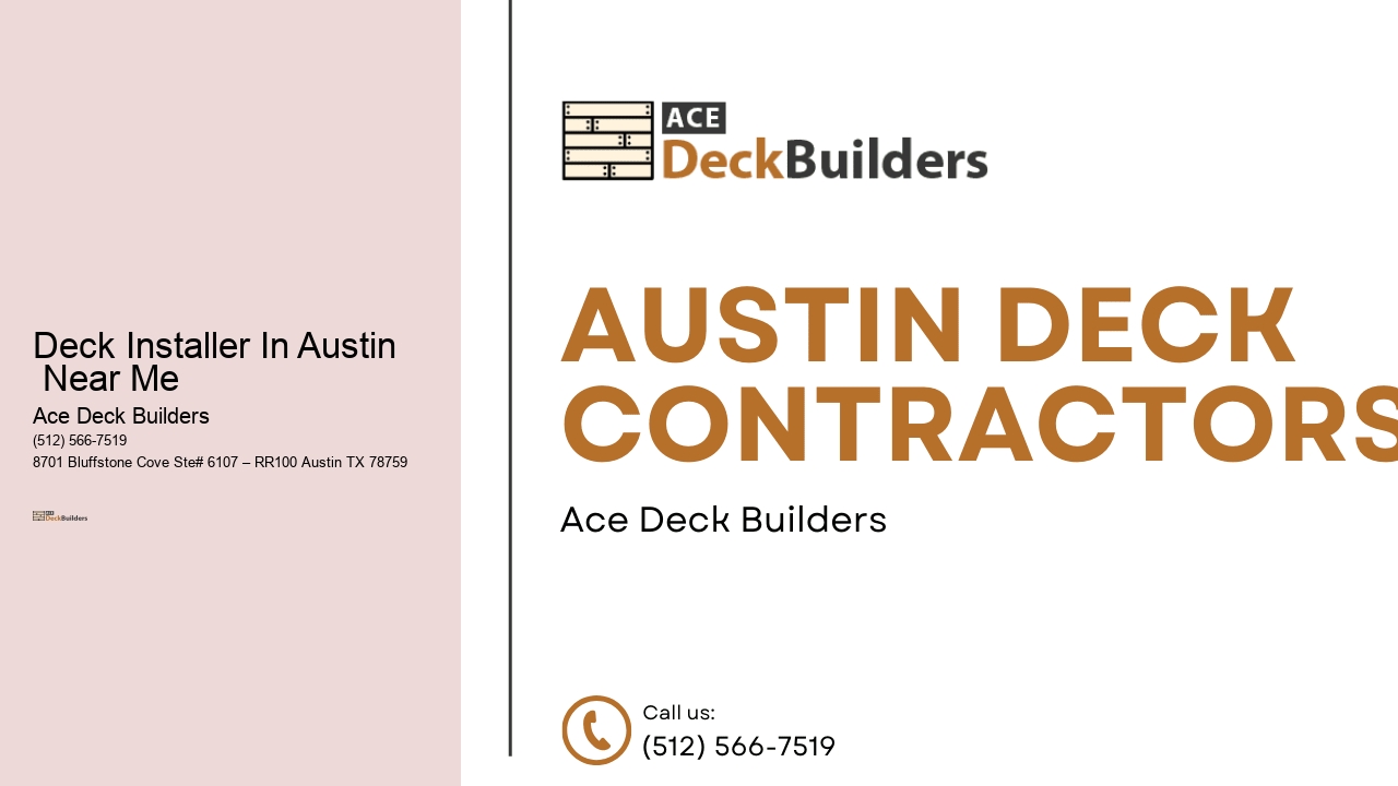 Deck Installer In Austin  Near Me
