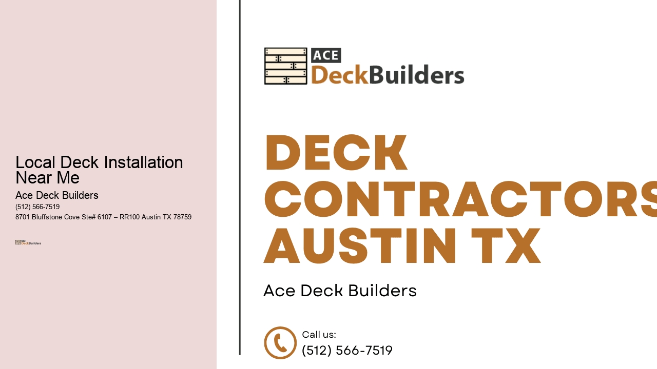Local Deck Installation Near Me