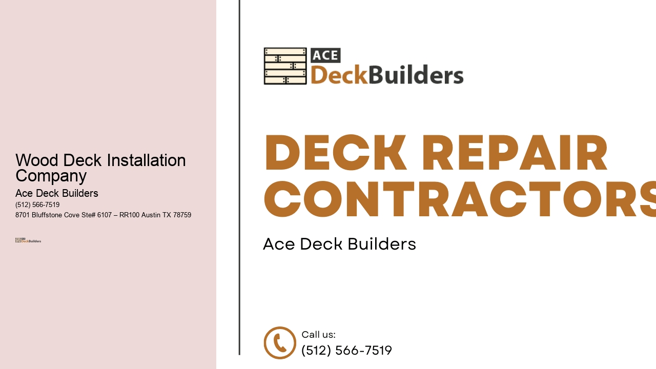 Wood Deck Installation Company 