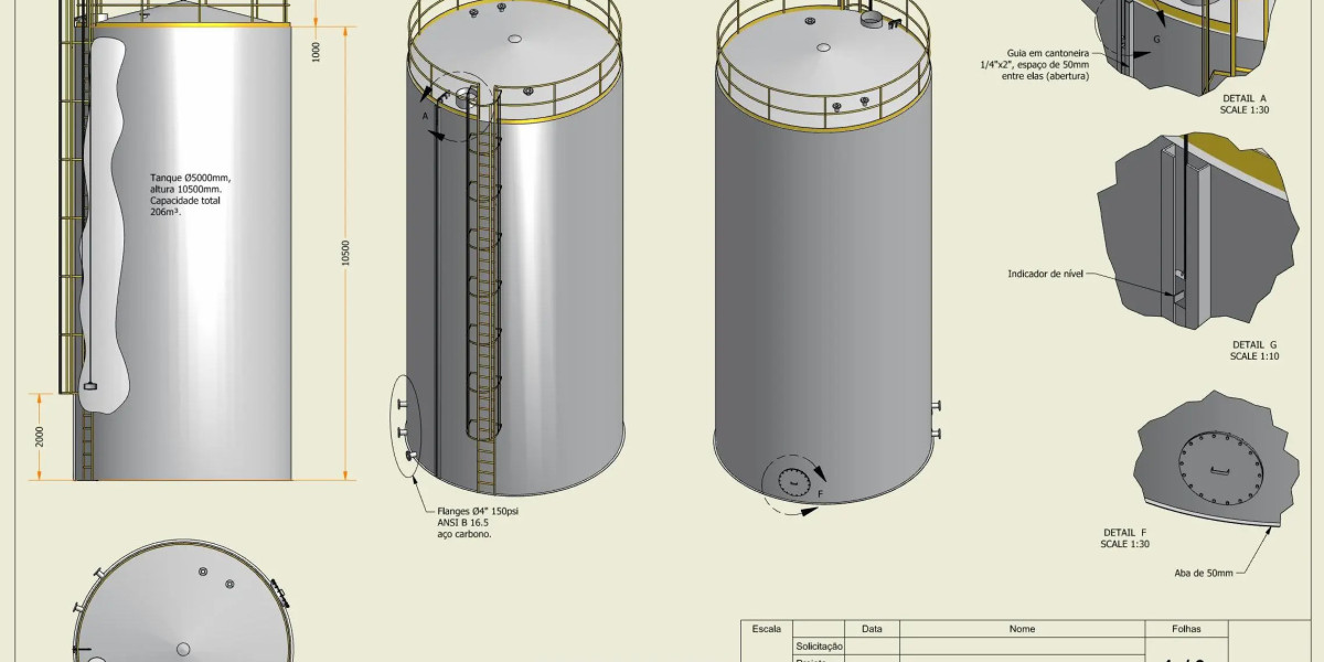 20000 Gallon Vertical Storage Tank Snyder 3030000C37