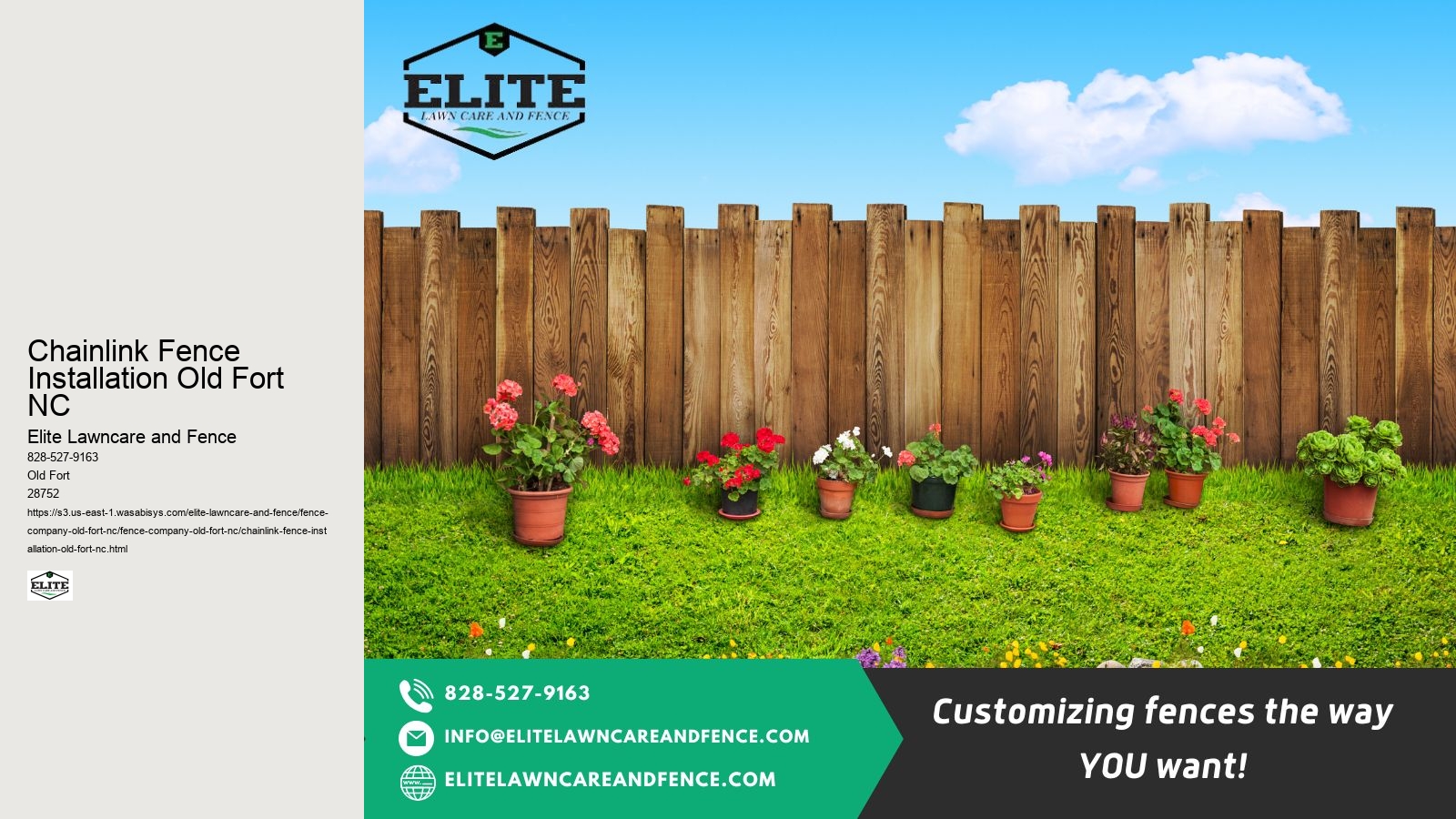 Chainlink Fence Installation Old Fort NC