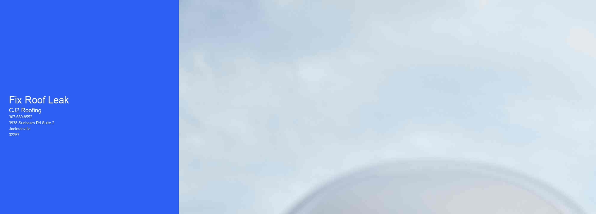 Fix Roof Leak