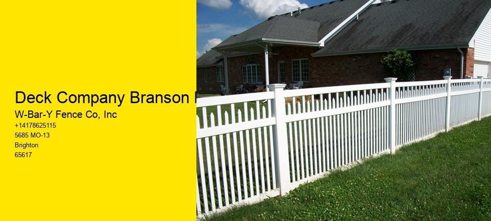 Deck Company Branson Mo