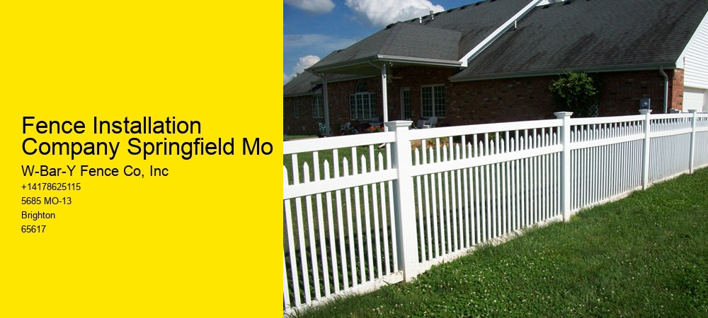Fence Installation Company Springfield Mo