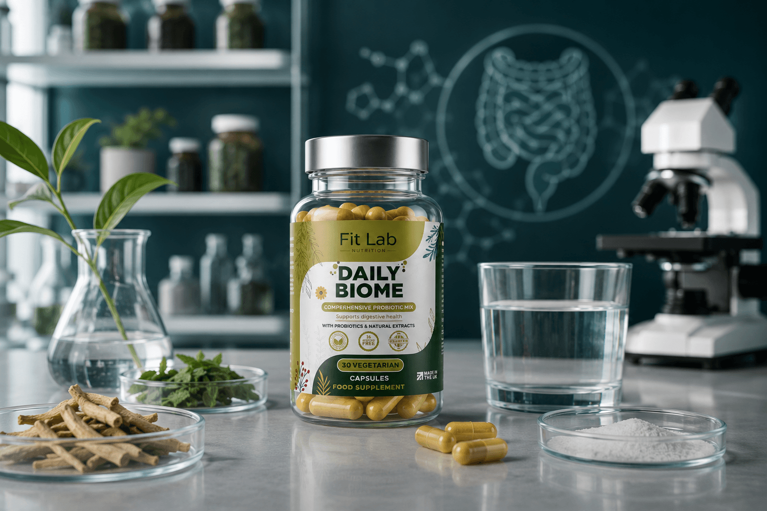 Daily Biome gut health supplement bottle