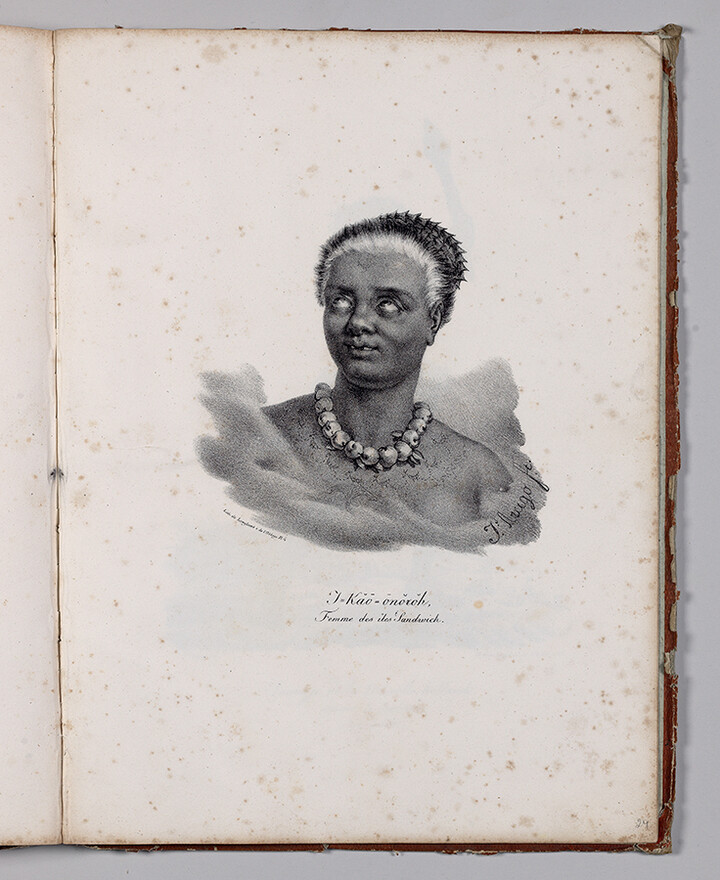 Femme des iles Sandwich (transl. Woman from the Hawaiian islands)