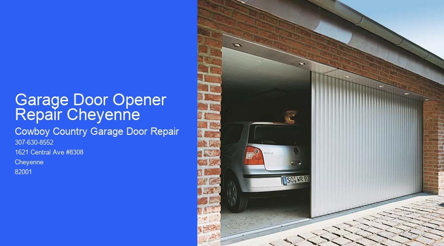 Garage Door Opener Repair Cheyenne