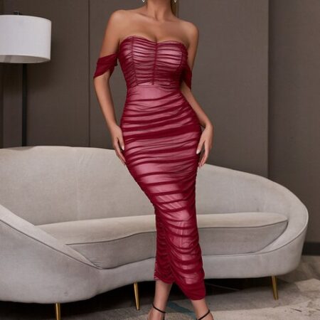 wine-red-dress