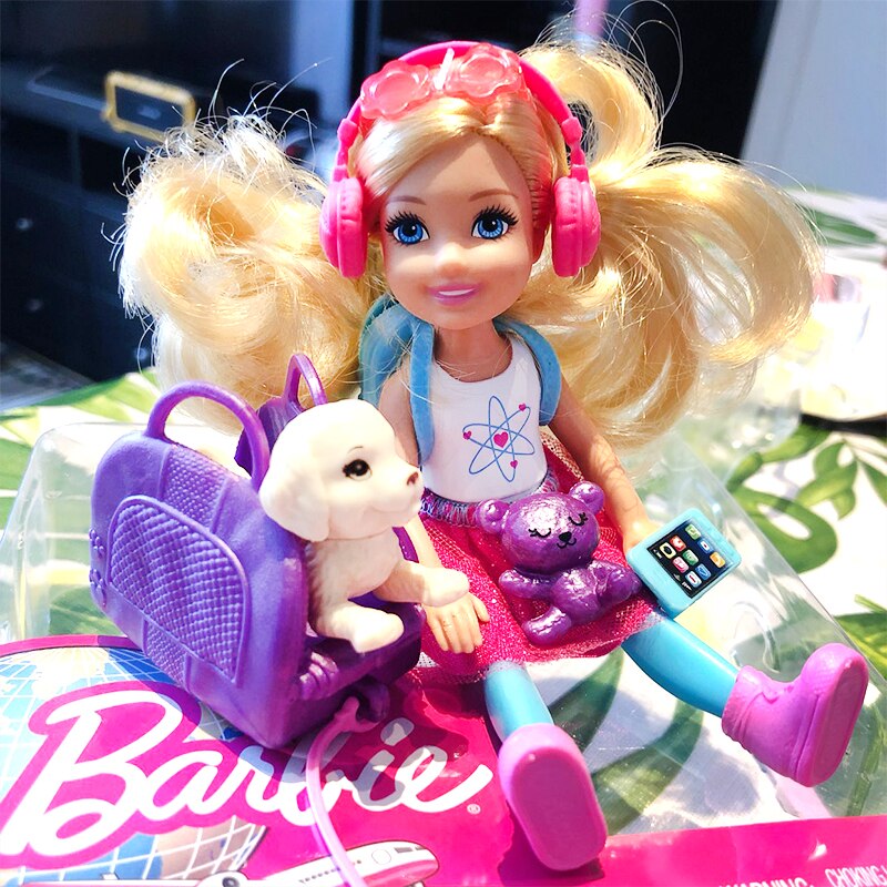 Barbie Dream House Mini muñecas de moda americana, Juguetes bonitos de viaje para niñas,Original
