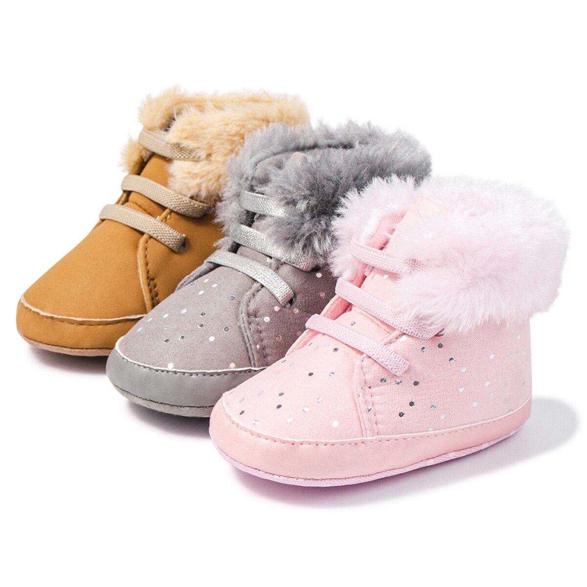 Botas de invierno para bebé recién nacido, zapatos para niño pequeño, mantener el calor, botines de campo de nieve, zapatos para primeros pasos