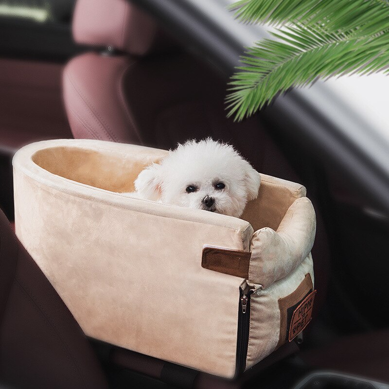 Cama portátil de viaje para gato y perro, asiento de seguridad para coche, Protector de transporte para perros pequeños, Chihuahua, Teddy