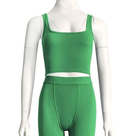green-shorts-set