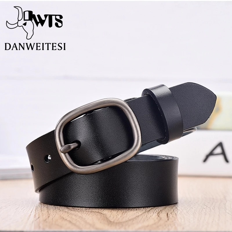 【Dwts 】cinturón de moda para mujer, cinturón de alta calidad para mujer, hebilla de Pin de cinturón femenino, elegante Vintage para Jean