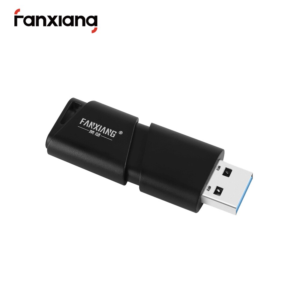 FANXIANG-unidad Flash USB 100% Original F301, Pendrive pequeño de 32GB, 64GB, 3,0 GB y 128GB, color negro, 256