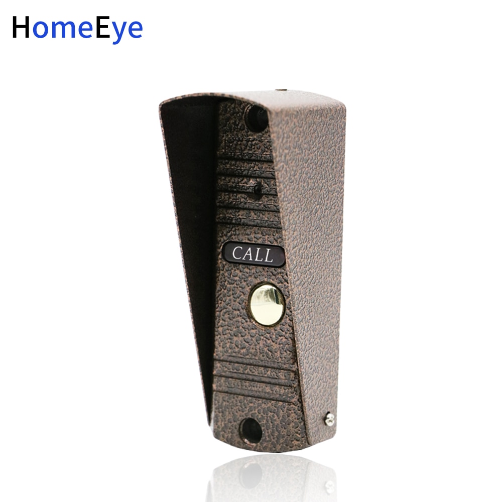HomeEye-intercomunicador para teléfono de puerta, botón de llamada al aire libre, Panel de llamada, cámara integrada, timbre de seguridad para apartamento, visión nocturna IR, 1200TVL