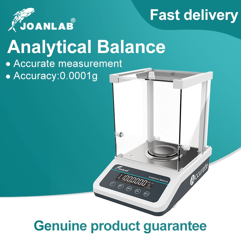 JOANLAB-báscula de precisión de laboratorio, balanza Digital, balanza analítica electrónica, rango: 120/220g, resolución: 0,0001g