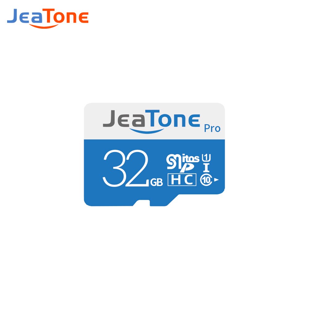 Jeatone tarjeta SD 32G Class10 para Video Intercome