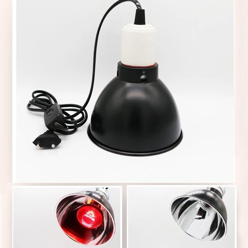 Juego de lámparas para reptiles, iluminación de 300W, E27, 100-240V, UVB, soporte de bombilla Pet, pantalla, emisor