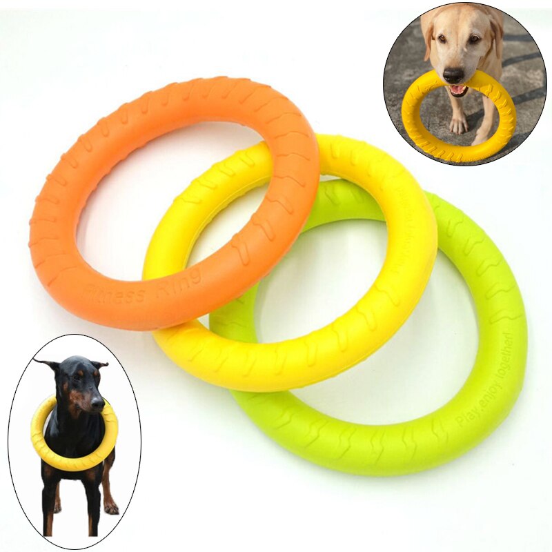 Juguetes para masticar para Mascotas resistentes a las mordeduras, anillo de tracción circular interactivo para perros medianos y grandes, accesorios para Galgo, suministros para Mascotas