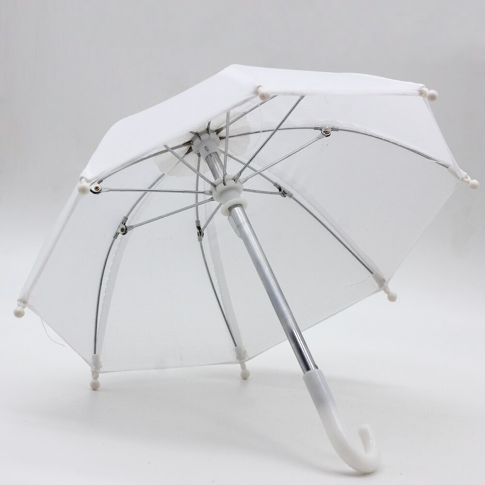 Mini paraguas hecho a mano para muñecas BJD de 18 “, 45 o 60cm, accesorios para juguetes, 1/3/1/4, sombrilla para muñecas