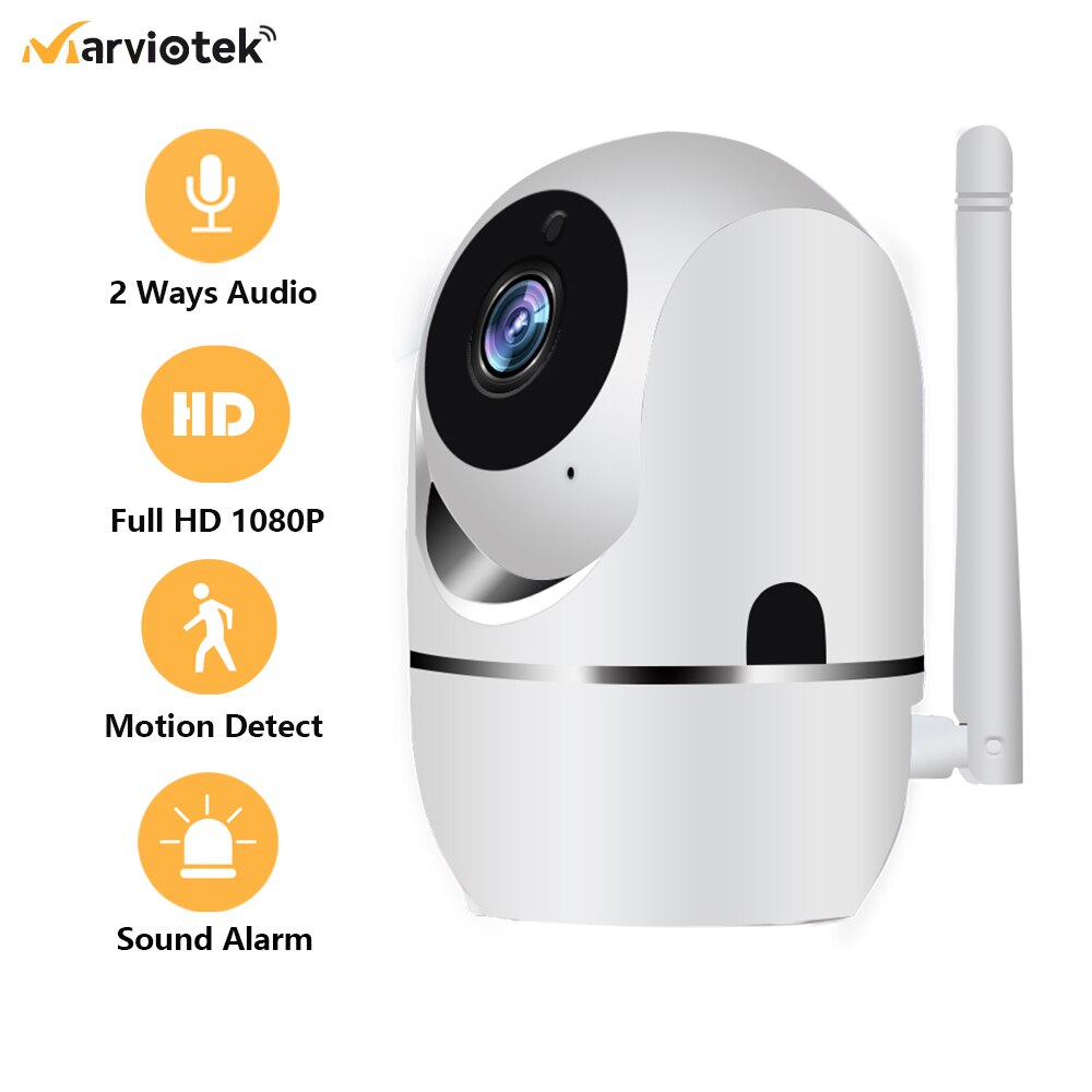 Monitor de bebé inteligente con alarma de llanto para el hogar, Mini cámara de vigilancia con Wifi, Video de seguridad, cámara IP ptz ycc365 tv, 720P