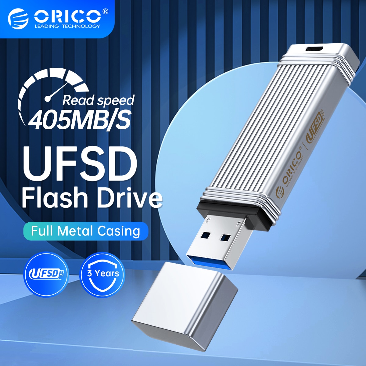 ORICO-unidad Flash USB de Metal UFSD, 405 MB/S, 512GB, 256GB, 128GB, 64GB
