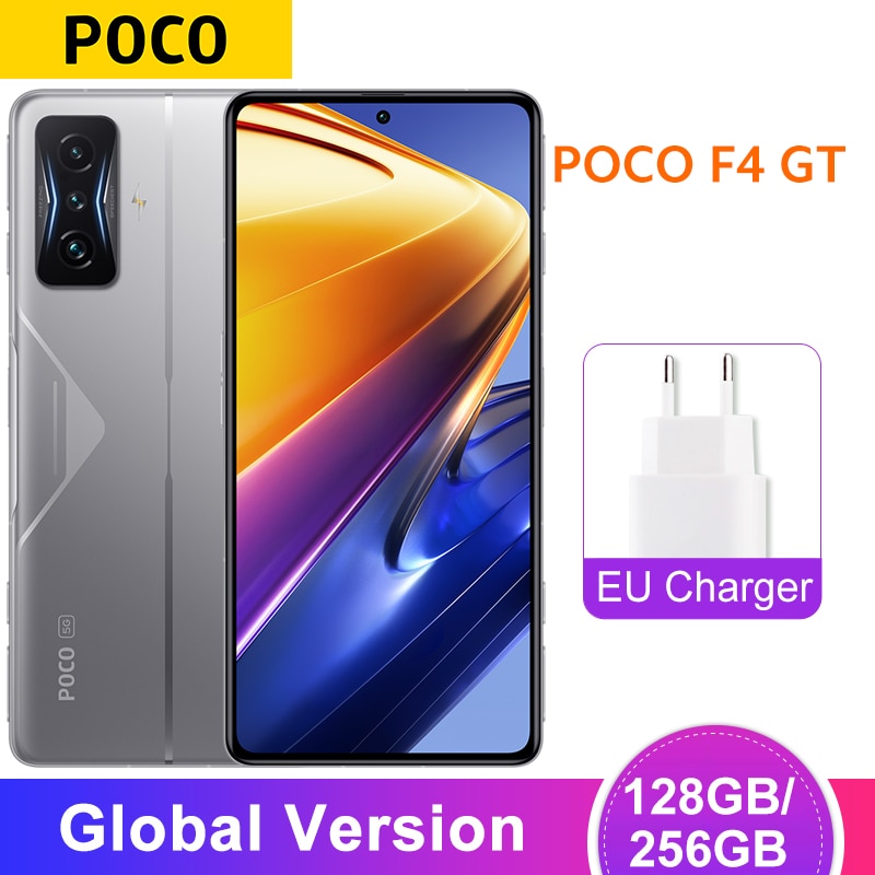 POCO-teléfono inteligente F4 GT, versión Global, 5G, 128GB/256GB, Snapdragon 8 Gen 1, disparadores pop-up, 120W, hipercarga, 120Hz