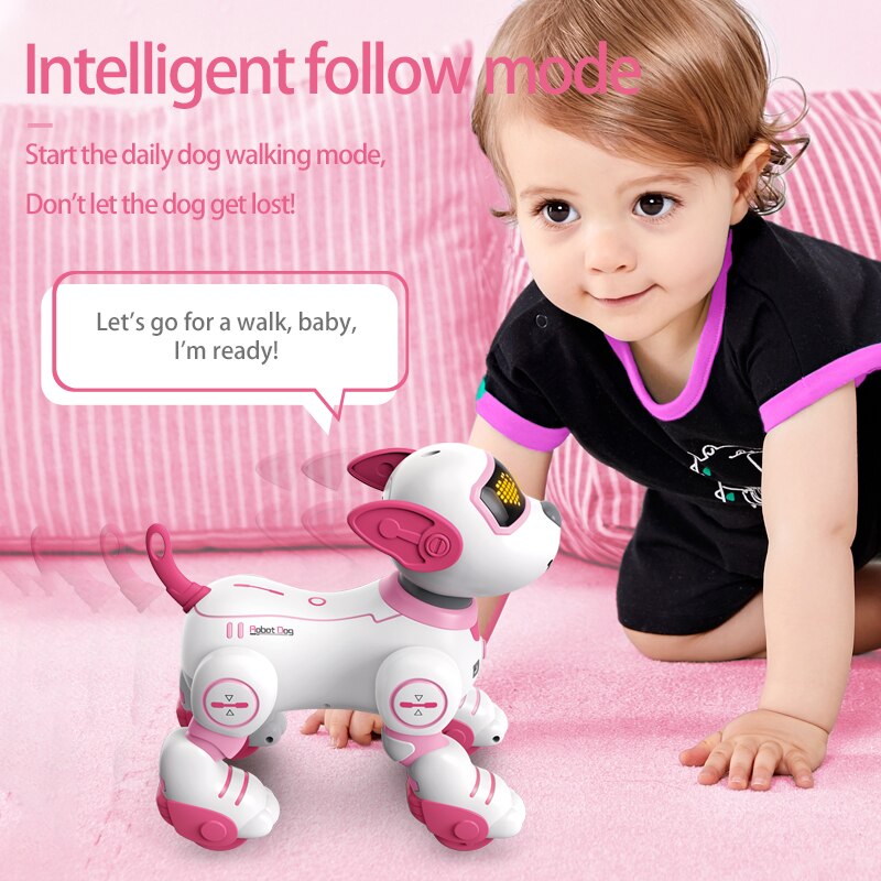 Robot de baile Programable para niños, juguete de animales inteligente con Control remoto inalámbrico, para educación temprana