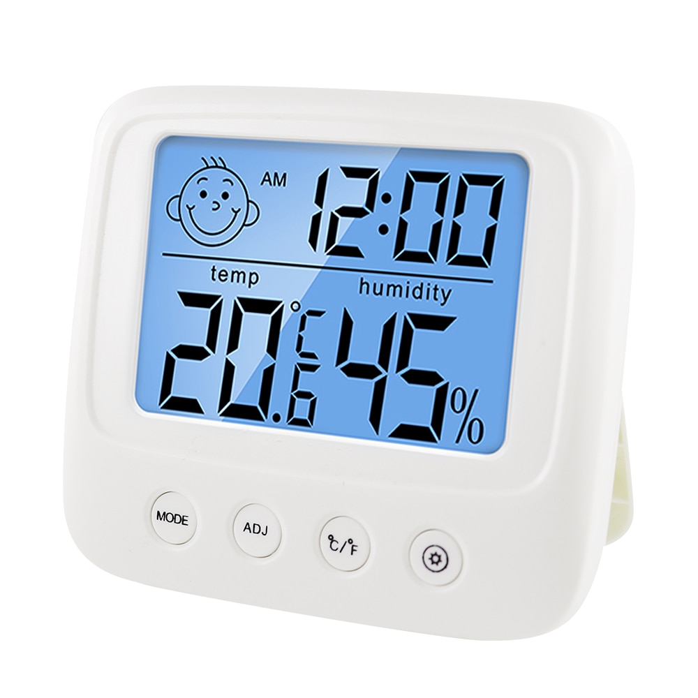 Sensor de temperatura Digital LCD para interiores, medidor de humedad conveniente, termómetro, higrómetro, higrotermómetro