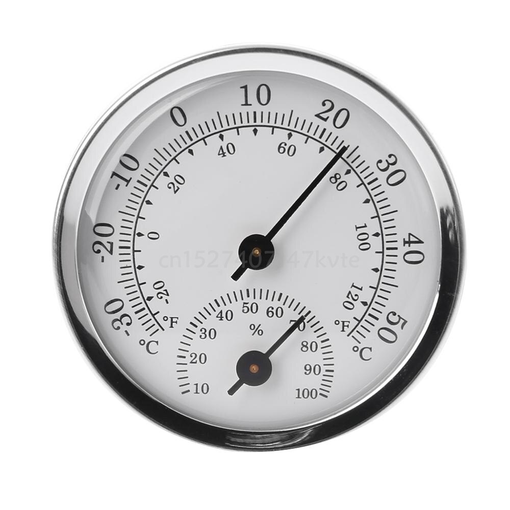 Termómetro e higrómetro para el hogar, medidor de humedad y temperatura montado en la pared, para sala de Sauna