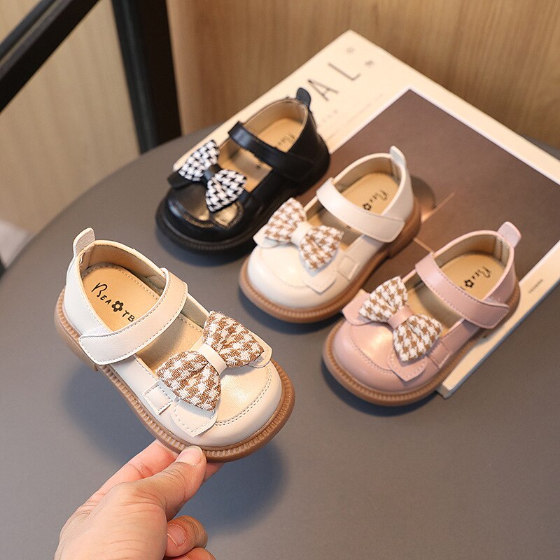 Zapatos de princesa con lazo para niña, botas de algodón para bebé de 1 a 2 años, temporada de primavera y otoño, novedad de 2023