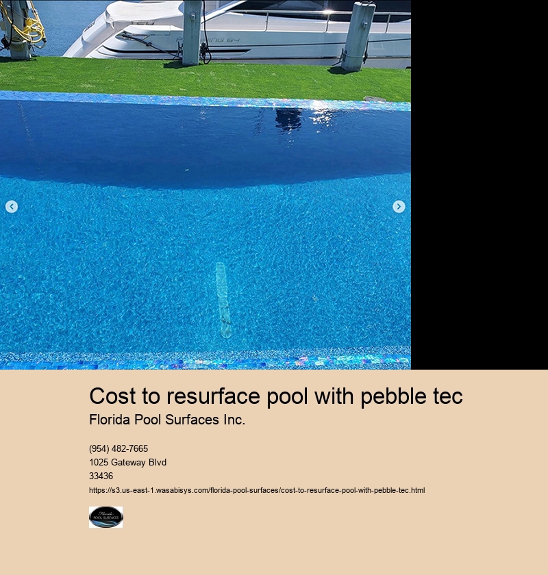 cost to resurface pool with pebble tec
