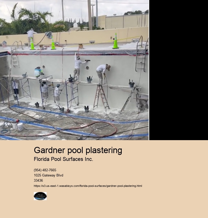 gardner pool plastering