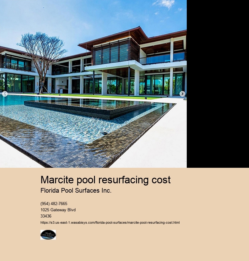 marcite pool resurfacing cost