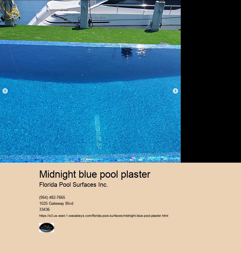 midnight blue pool plaster