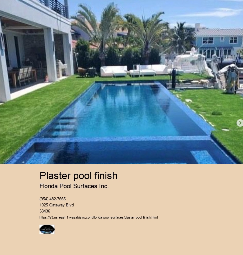 plaster pool finish