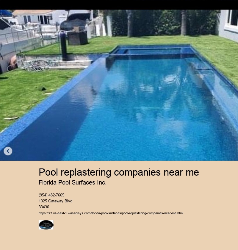 pool replastering companies near me