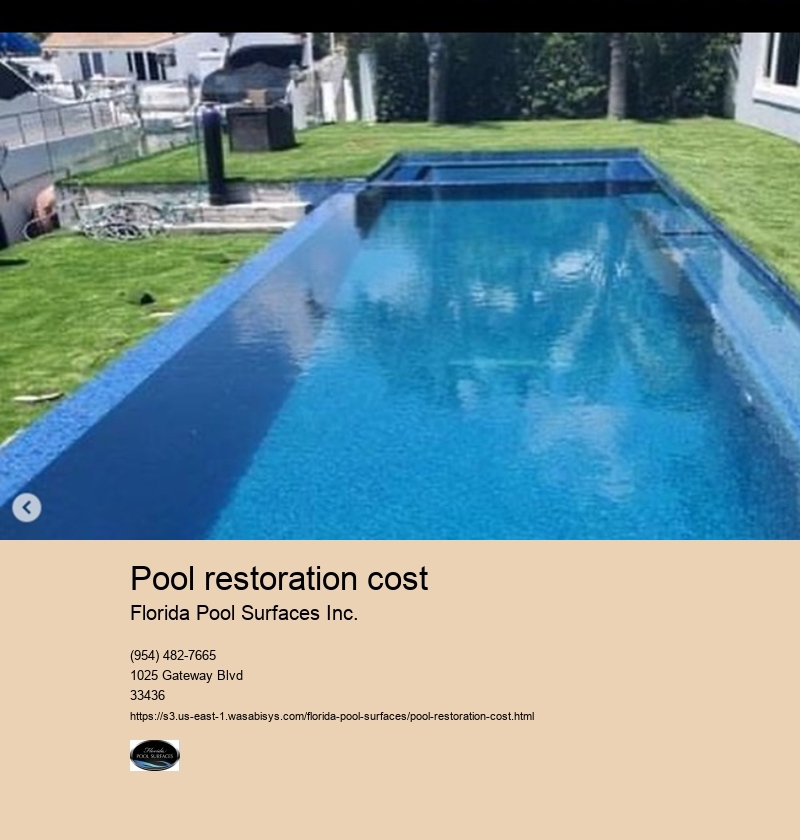 pool restoration cost