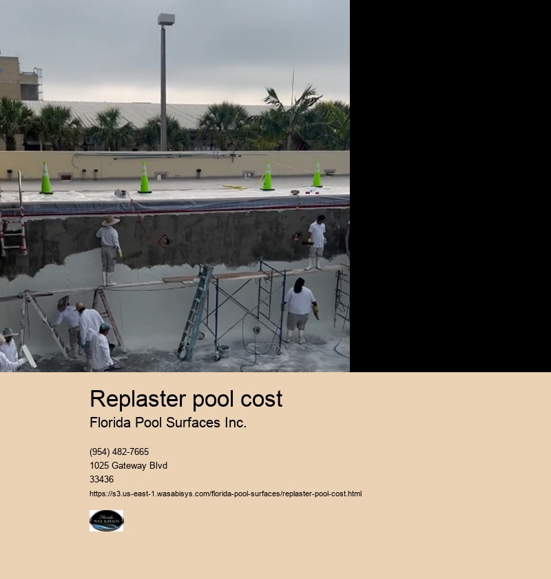 replaster pool cost